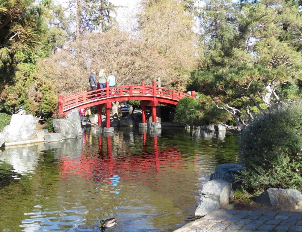 Beautiful Japanese Friendship Garden In San Jose In California